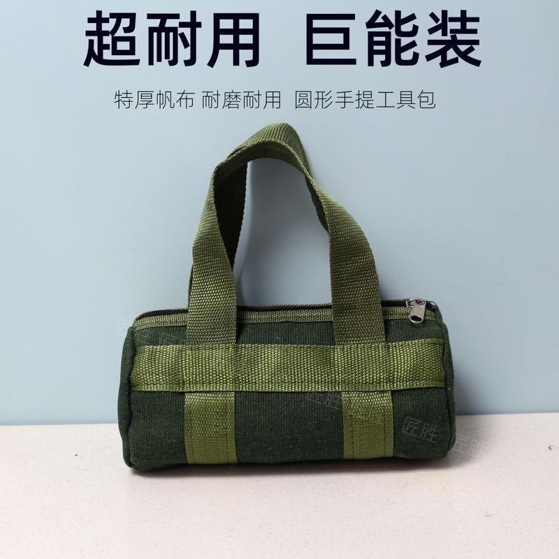 Bolsa de Ferramentas Redonda de Lona Grossa Multiuso