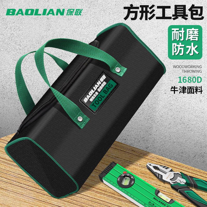 Bolsa de Ferramentas de Lona Portátil para Eletricista