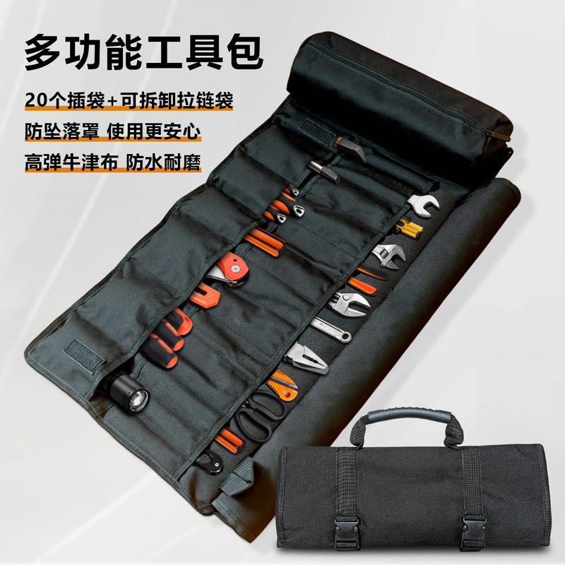 Bolsa de Ferramentas Enrolável Oxford 21 Bolsos